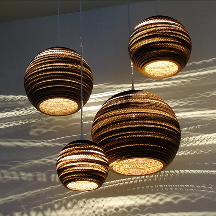 

Vintage Art Origami Chandelier Cafe Simple Creative Honeycomb Nude Single Head Zen Tea House Clothing Store Chandelier