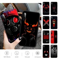 devil bad boy anime black matte phone case cover for samsung j4 j6 j5 j7 2016 note 5 8 9 10 lite plus 20 ultra