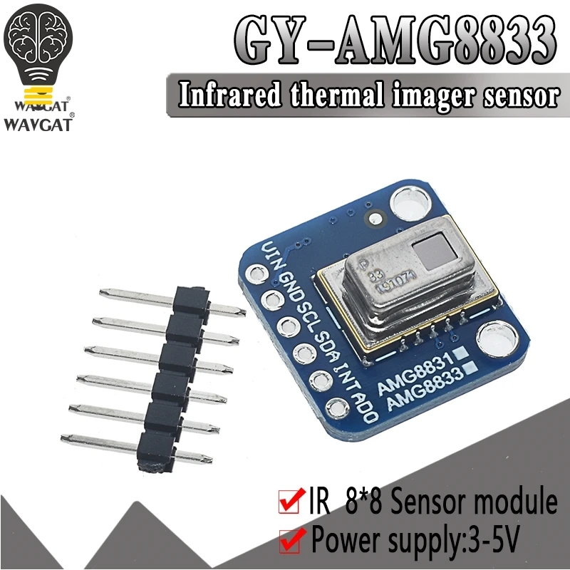 official AMG8833 IR 8*8 Thermal Imager Array Temperature Sensor Module 8x8 Infrared Camera Sensor