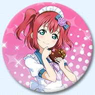 1 шт. 58 мм аниме Love Live!Sunshine! Aqours горничной милый охара Мари канань железная Кнопка