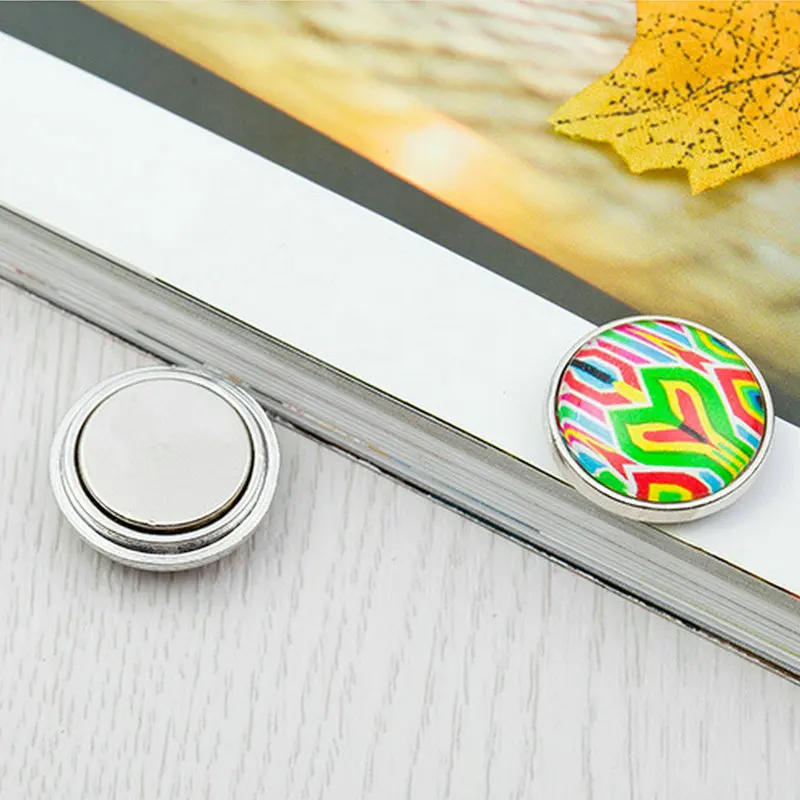 6 шт. цветные магнитные булавки в полоску круглые хиджабы шарфы стразы магнитная