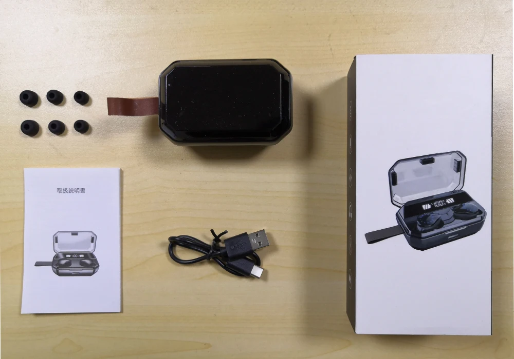 KAYINUO 9D стерео HIFI bluetooth наушники 5,0 8000 мАч Внешний аккумулятор IPX7 Водонепроницаемая TWS беспроводная гарнитура с микрофоном сенсорной клавишей