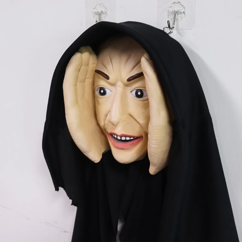 A5KB Halloween Scary Peeper Hanging Mask Horror Peeping Clown Party Window Decoration | Дом и сад