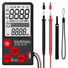 Цифровой мультиметр BSIDE ADMS7, большой ЖК-дисплей 3,5 дюйма, умный вольтметр, 3-строчный дисплей, TRMS 6000 отсчетов, DMM с аналоговой гистограммой