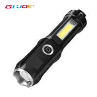 gijoe powerful super bright flashlight rechargeable zoom special forces household outdoor portable led night flashlight camping