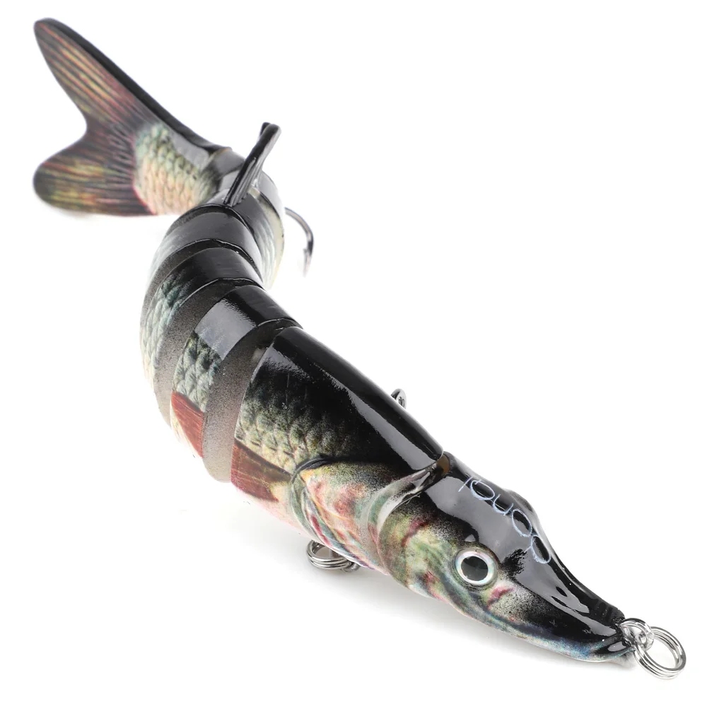 DONQL воблер рыболовная приманка мульти соединенный 9 сегментов твердый