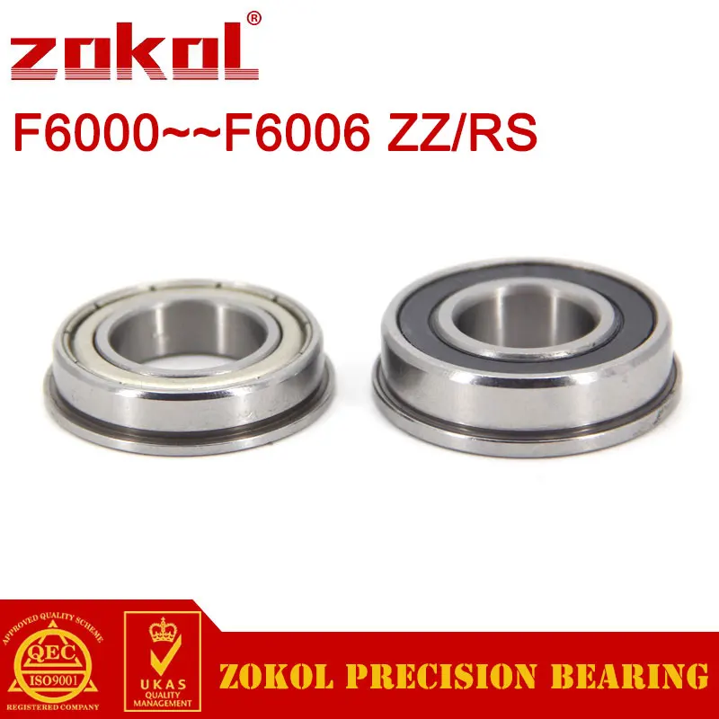 Фланцевый подшипник ZOKOL F6001 F6002 F6003 F6004 F6005 F6006 ZZ RS радиальный шарикоподшипник |