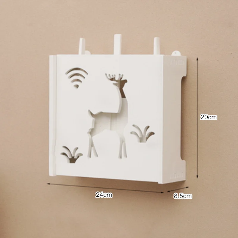 Новый Wi-Fi полка для маршрутизатора ящики хранения кабель Power Plus проволочный