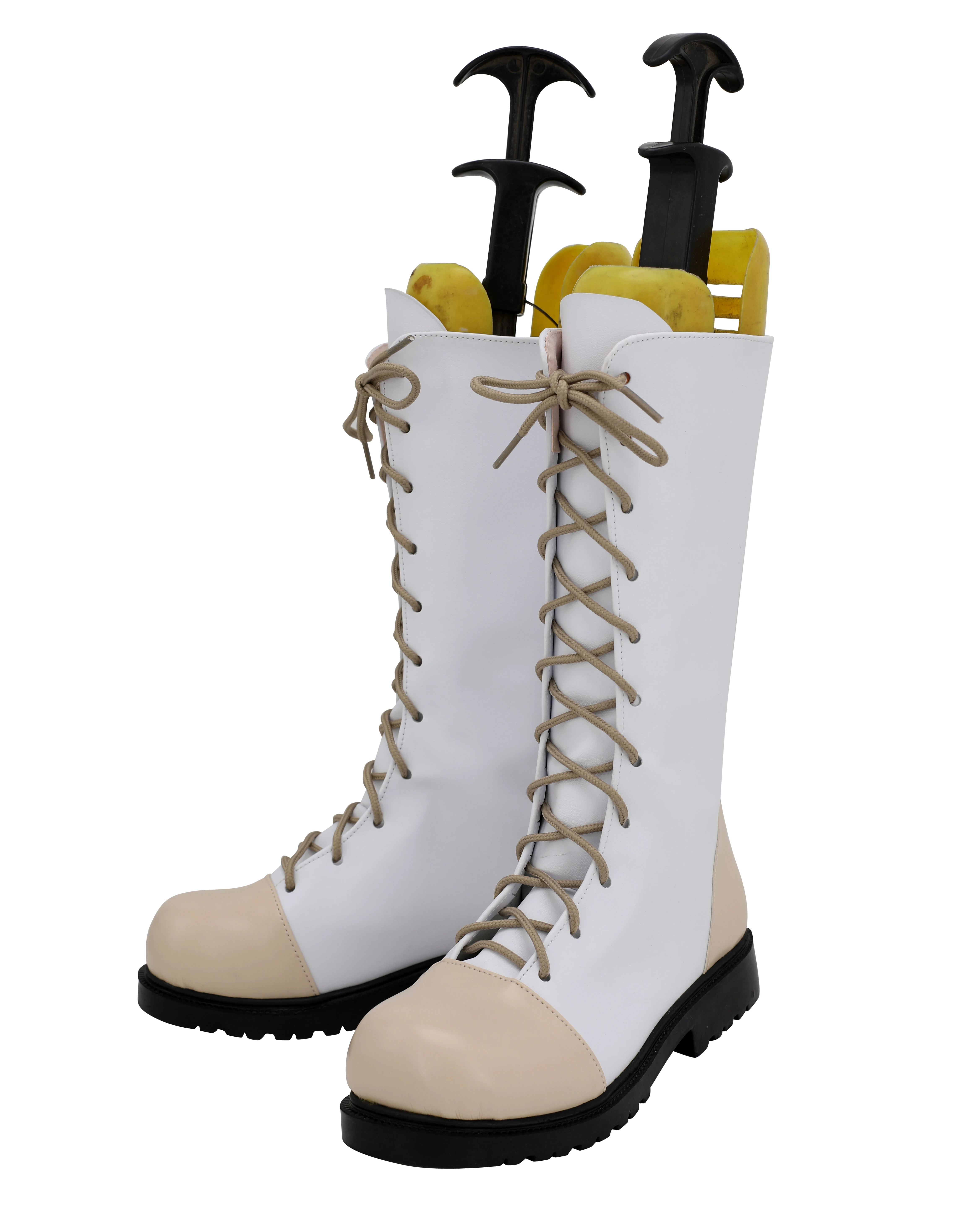 

Blade of Demon Slayer Kimetsu No Yaiba Tsuyuri Kanawo Cosplay Boots White Shoes Custom Made European Size