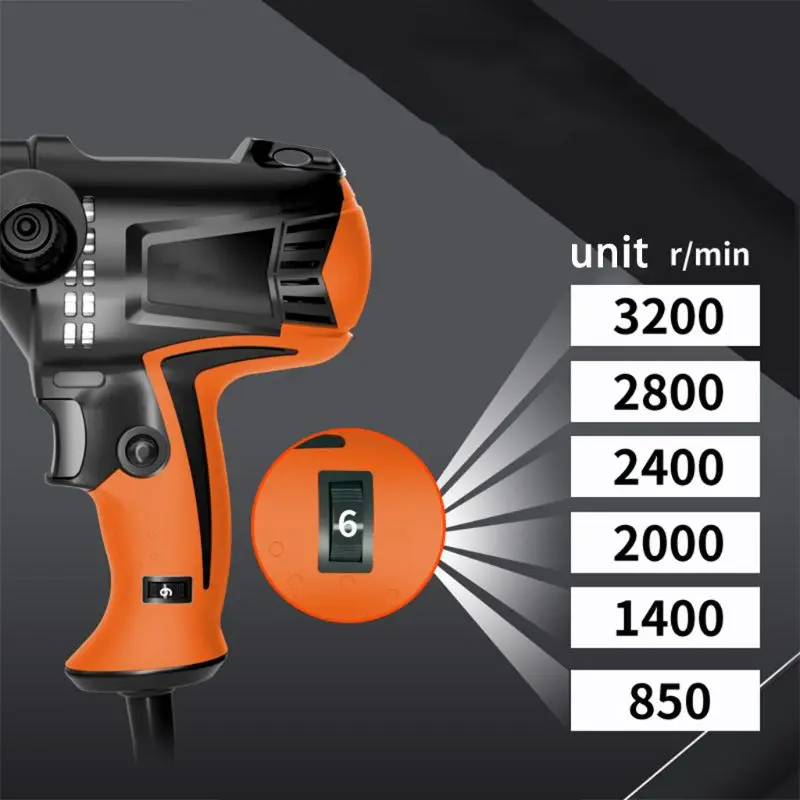 

980W Six Gears Adjustable Speed Electric Car Polisher Electric Waxing Machine Car Polishing Machine Automobile Polishing