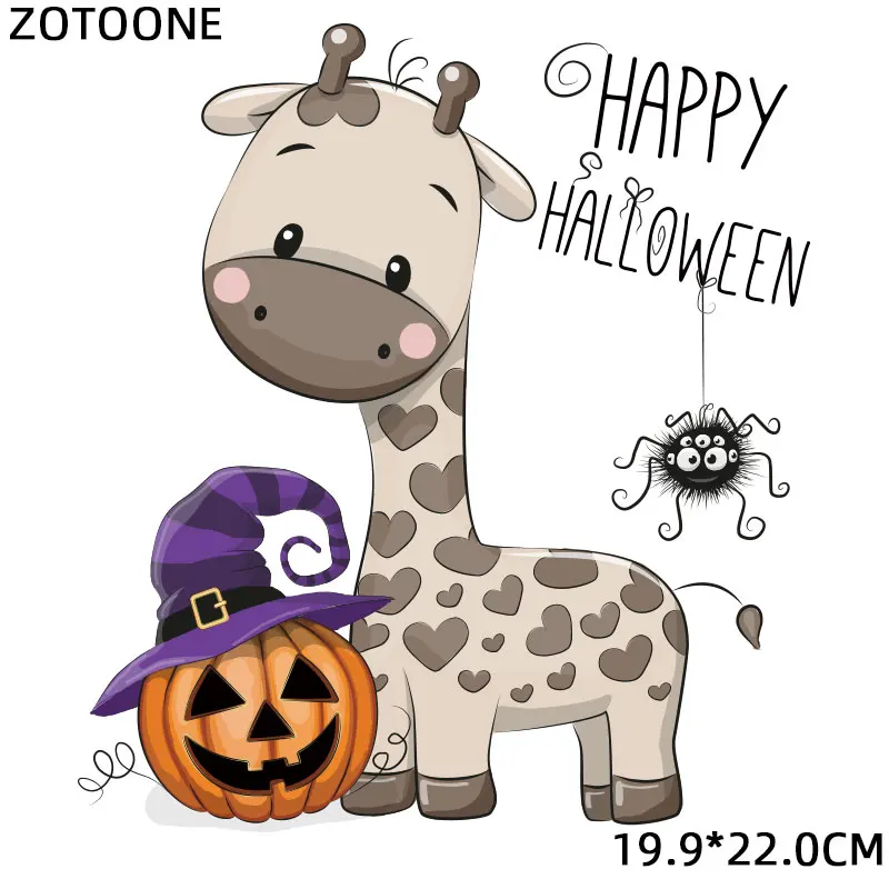 BZT0122 ZOTOONE, милые животные, железные передачи, одежда, волк, панда, собака, патч, наклейка, сделай сам, дети, термо, передача тепла, футболка с принтом G - Цвет: BZT0122