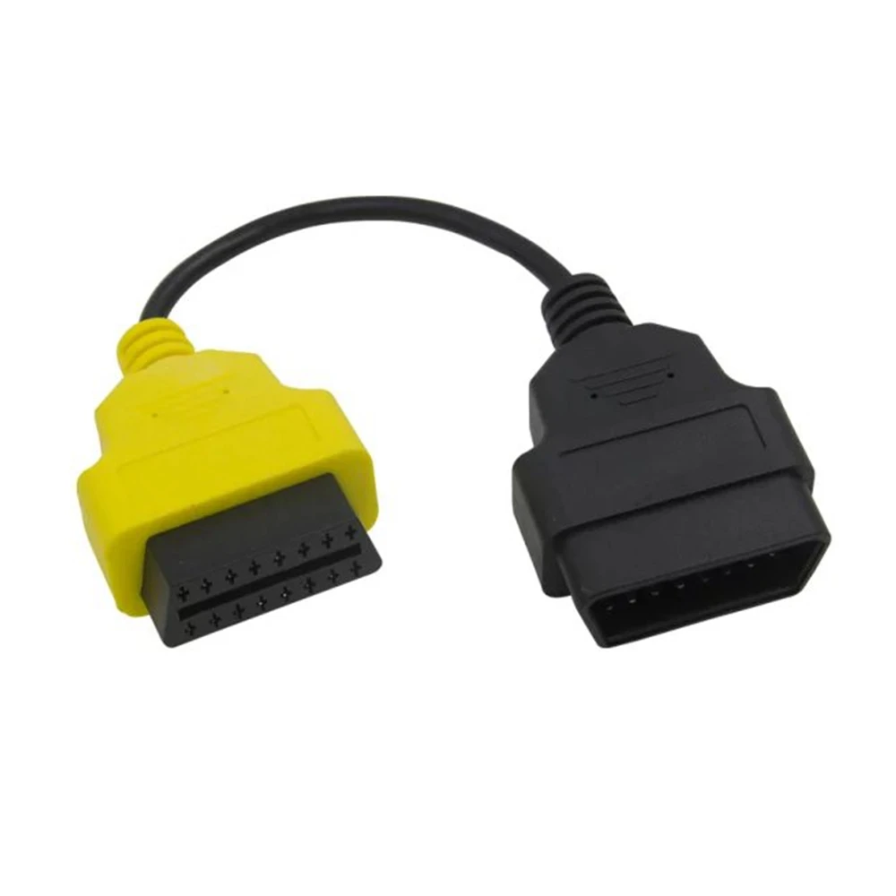 Лучшая цена OBD2 Соединительный кабель для FIAT ECU Scan и MultiECUScan 6 цветов однопроводный