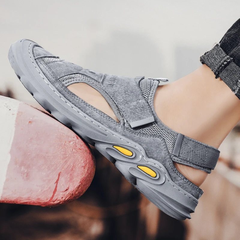 

Дышащие кроссовки Zapatillas Transpirables человек Пляжные сланцы Sandalias Hombre Verano
