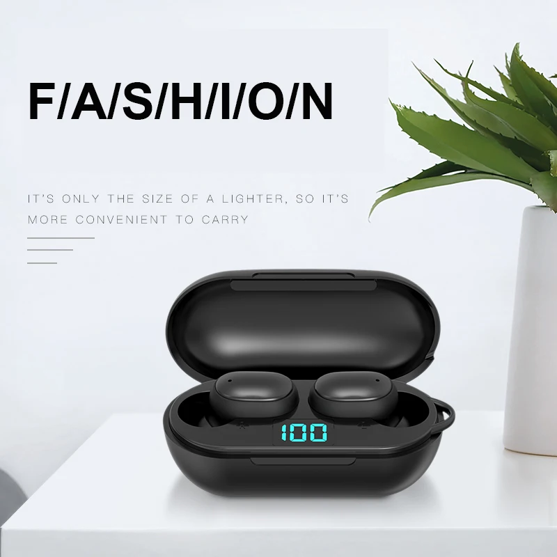 Беспроводные наушники H6 TWS V5.0 Bluetooth спортивные наушники-вкладыши со светодиодным