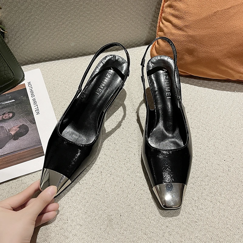 Женские туфли-лодочки на высоком каблуке 6 см летние элегантные туфли с