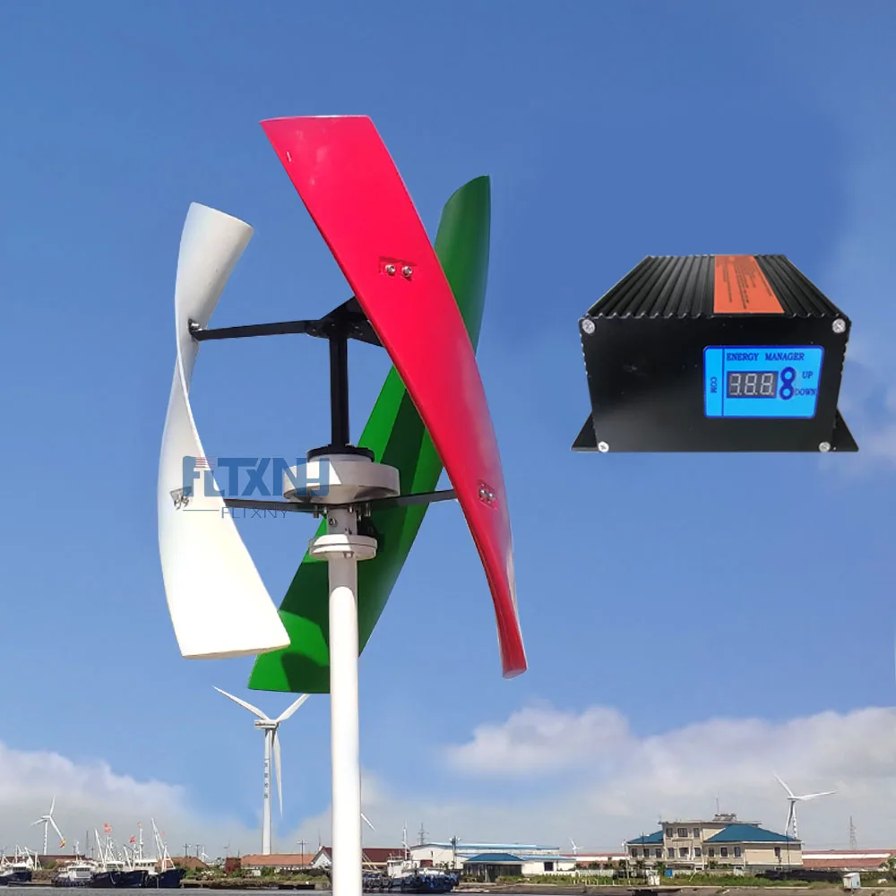 Ветряные турбины 600 Вт переменного тока 12 В 24 генератор завитка 3 лопасти и