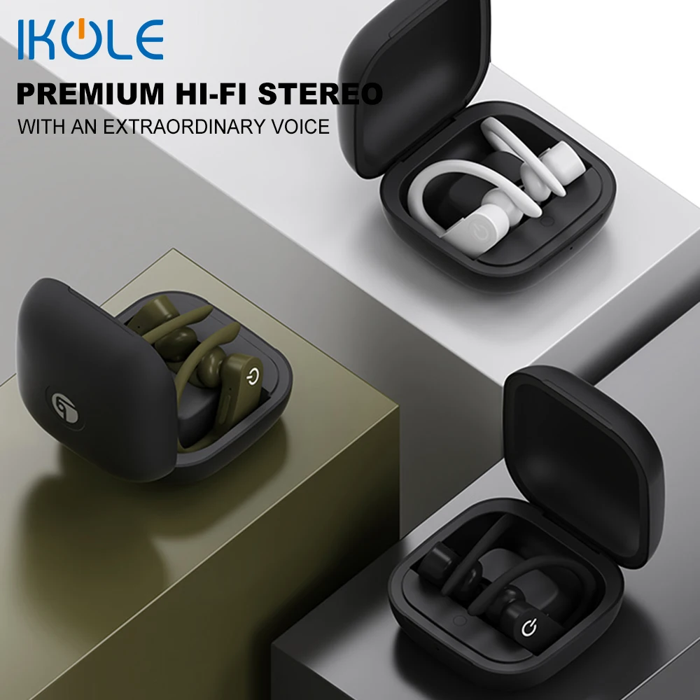 Беспроводные наушники IKOLE Bluetooth 5 0 TWS с микрофоном стереонаушники Hi Fi