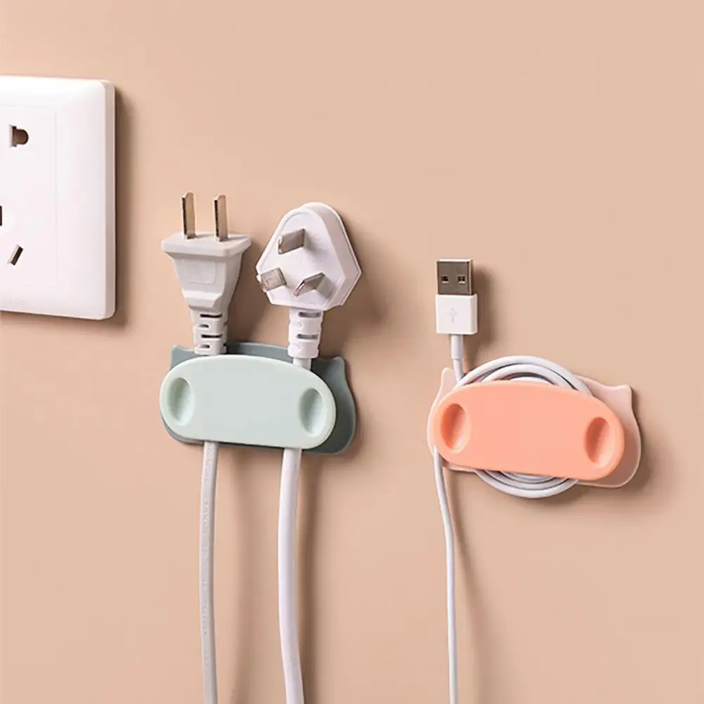 

Self Adhesive Decorative Not Easily Break Plug Storage Rack for Kitchen