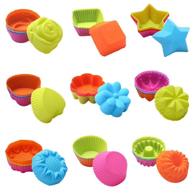 

Силиконовая форма для маффинов и тортов Justdolife 36 шт./компл., антипригарная термостойкая многоразовая чашка для выпечки, антипригарная подкла...