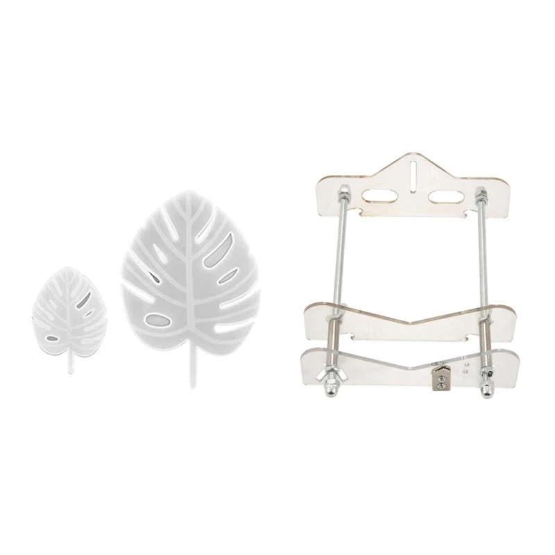 

Big Deal 1 Set Glass Bottle Cutter Tool For Bottles Cutting Glass Bottle & 1 Set Leaves Coaster Resin Molds Geode Silicone Molds