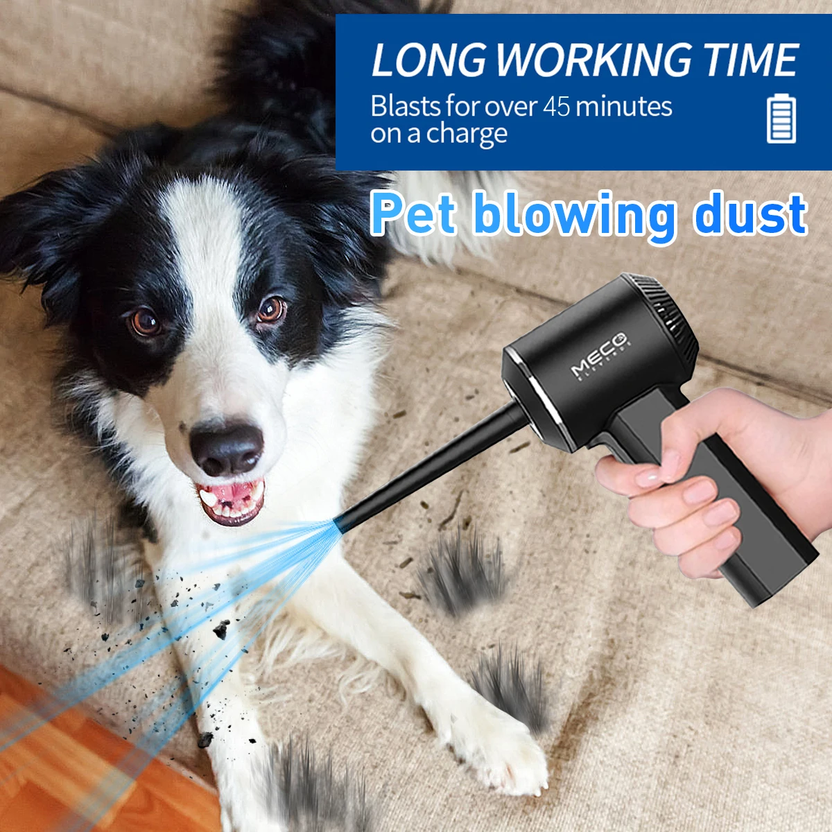 meco upgrade 2 0 air duster wireless air blower compressed usb handheld pc laptop car keyboard electronics 6500mah 50000rpm eu free global shipping