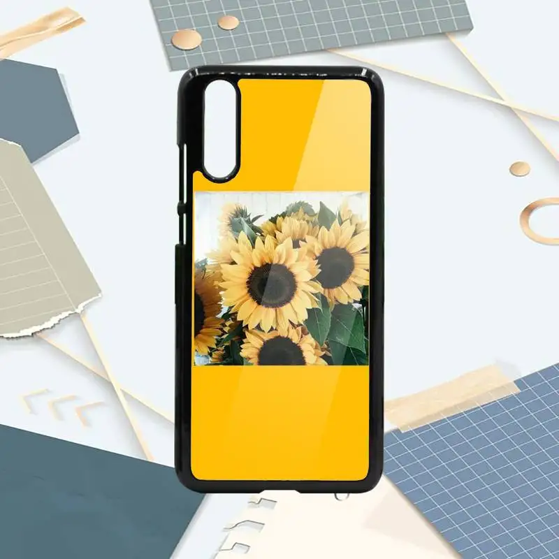 

Summer daisy sunflower flower Phone Case TPU For Samsung Galaxy S6 S7 S8 S9 S10 S20 plus ULTRA