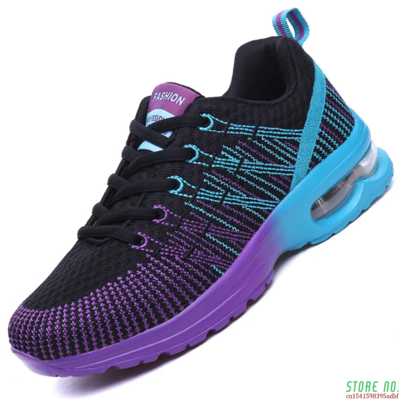 

Women Light Running jogging Shoes 2020 Spring Autumn New Outdoor Sneakers Verano Knit Upper Breathable Gym Sport Shoes 35-42