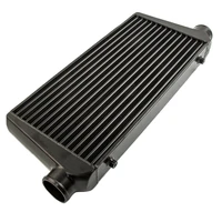 3 600x300x76mm alloy turbo intercooler black with 3 inlet outlet