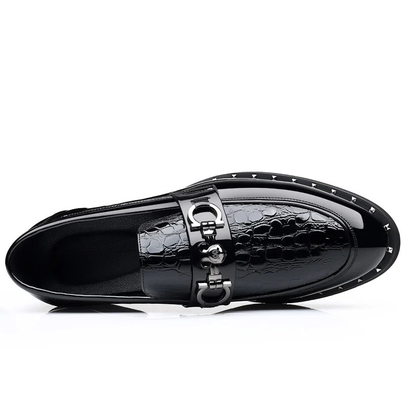 

Korean Leisure Men's Loafers Breathable Men's Leather Shoes Outdoor Men's Boat Shoes Bright Men's Driving Shoes Moccasin Homme
