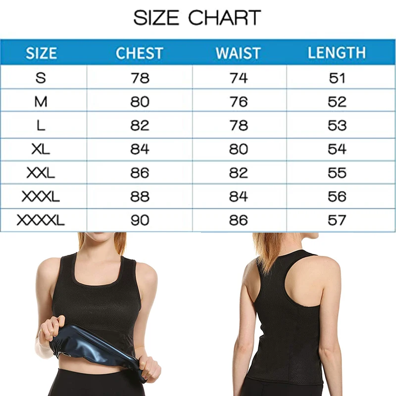 Women's Heat Trapping Shirt Sweat Vest Tee Short Sleeve Top Sauna Suit Workout Sauna Exercise Tank top Compression Waist Trainer