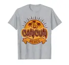 Пляжная футболка с пальмами для вечерние в мексиканском стиле