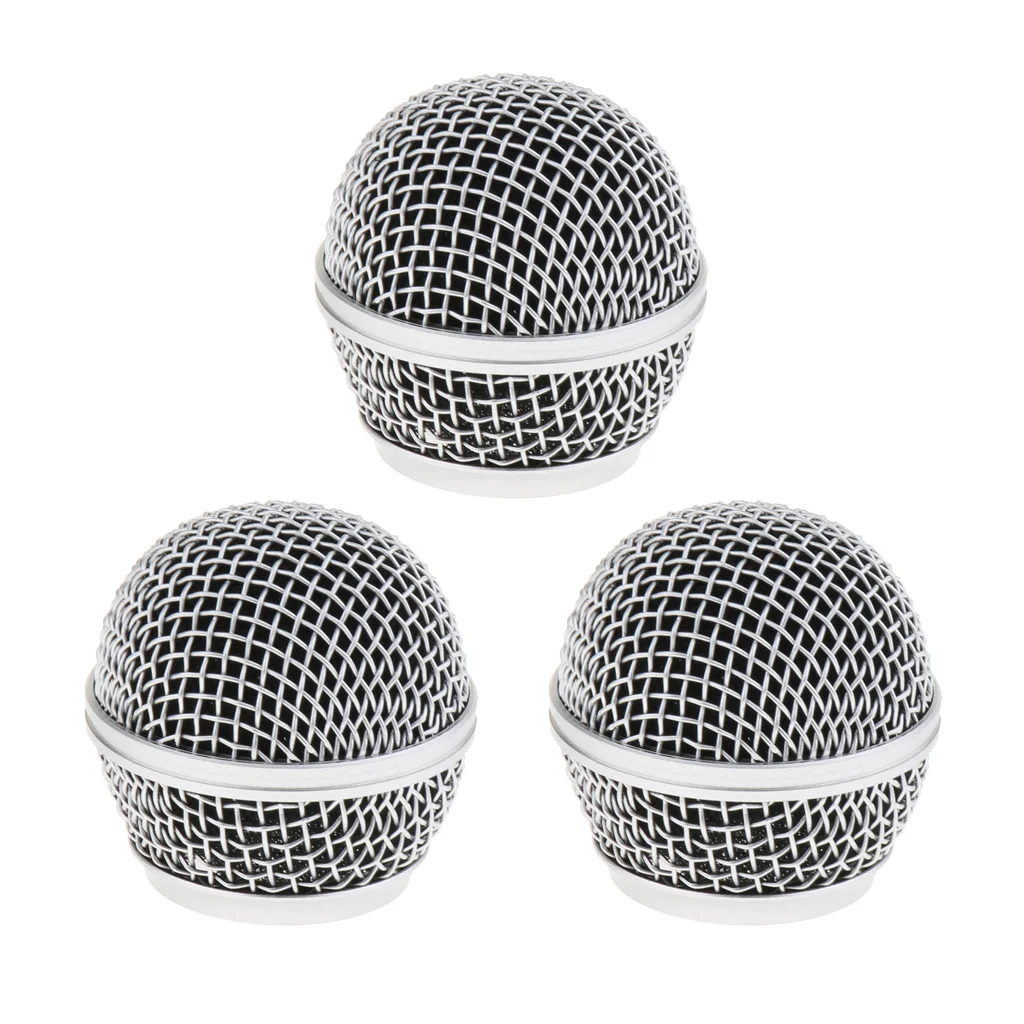 3 шт. стальная микрофонная решетка микрофон сетка гриль шаровая Головка