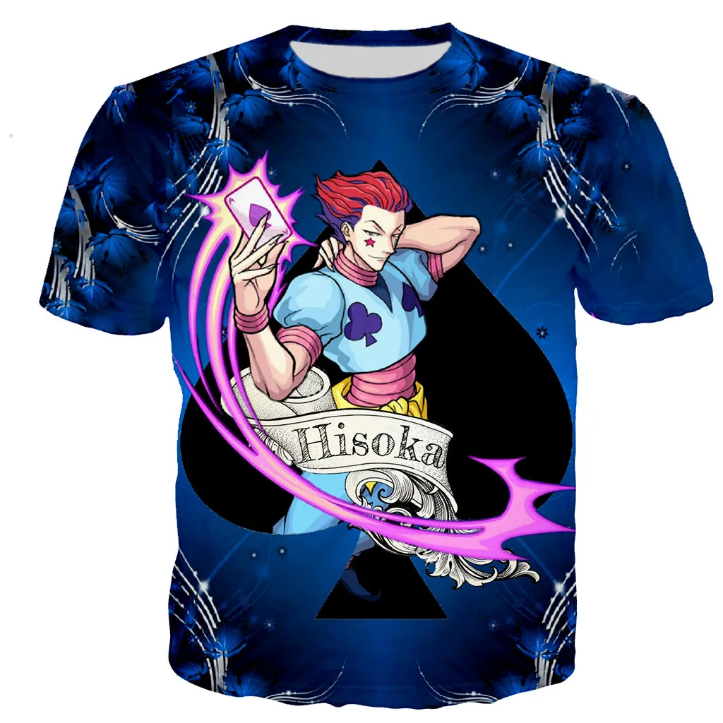 Футболка Мужская/женская с 3D принтом Hunter X Hisoka | Мужская одежда