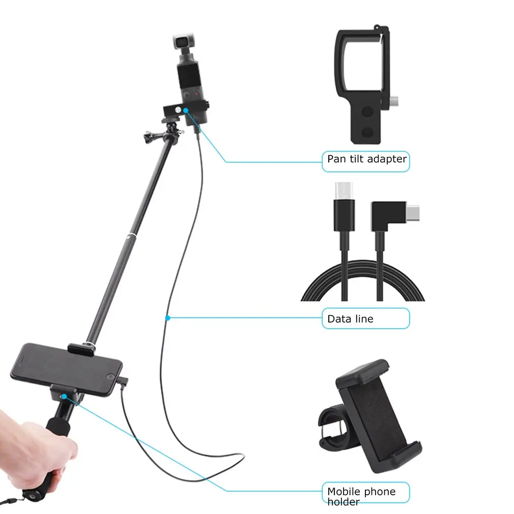 Удлинитель для телефона селфи Палка FIMI карманный шарнирный стабилизатор с
