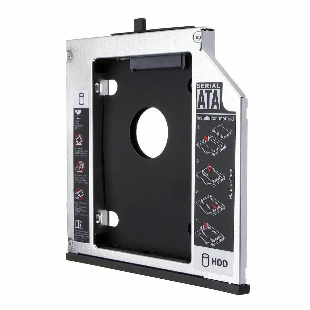12,7 мм SATA 3,0 2nd HDD Caddy 2," чехол для SSD, HDD жесткий диск Корпус DVD адаптер 2 ТБ для ноутбука CD-ROM оптического устройства