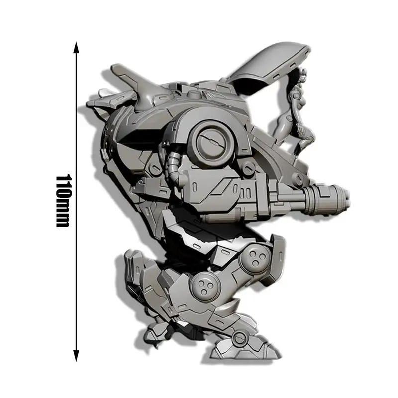 

11CM Resin Figure Unpainted Model Kit Figure Collect TD-2241 Warrior Unassambled Robot Unpainted U7X2
