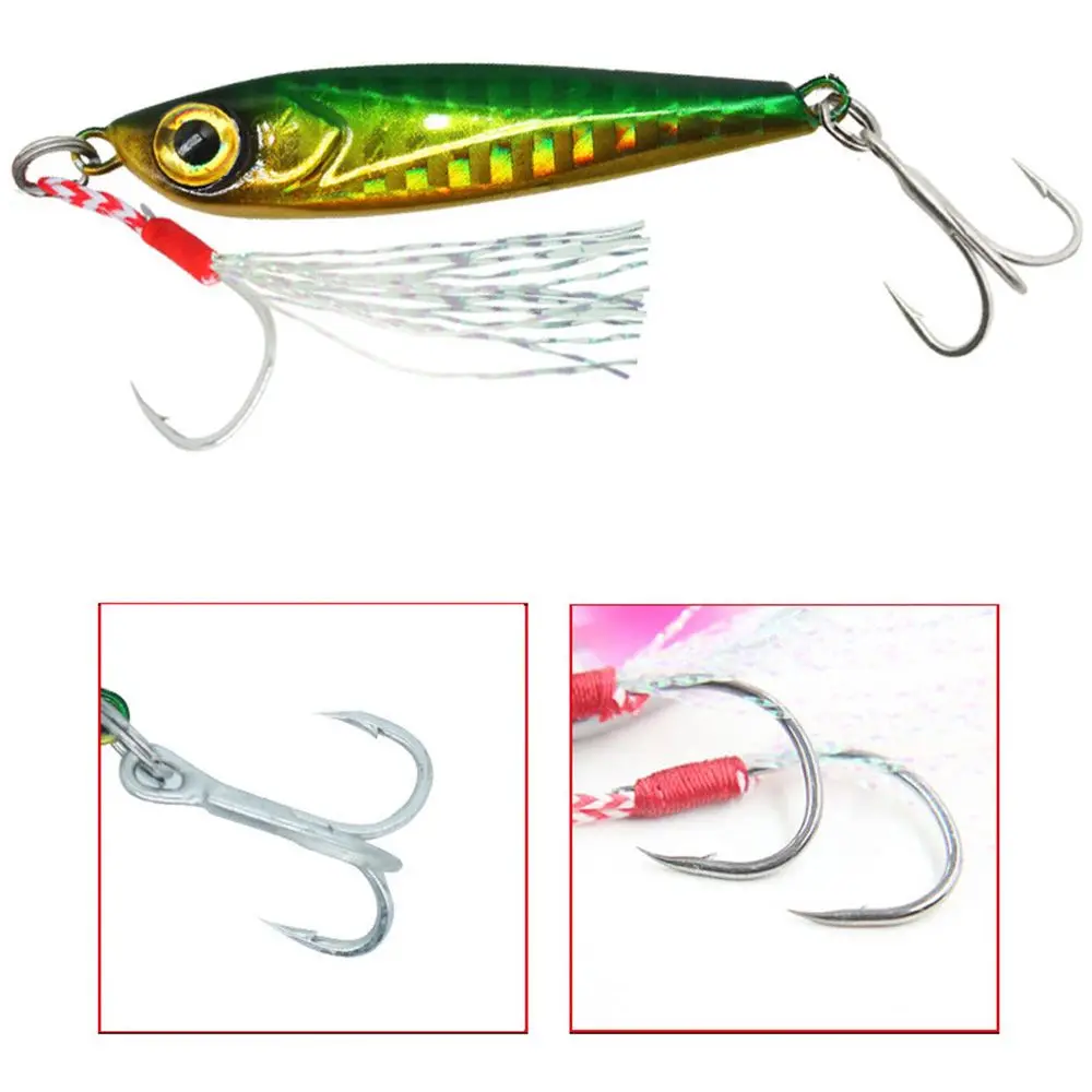 13/19g Sea Fishing Iron Plate Super Long Throw Slow Shaking False Bait Tassel Lure Artificial Tackle Tools | Спорт и развлечения