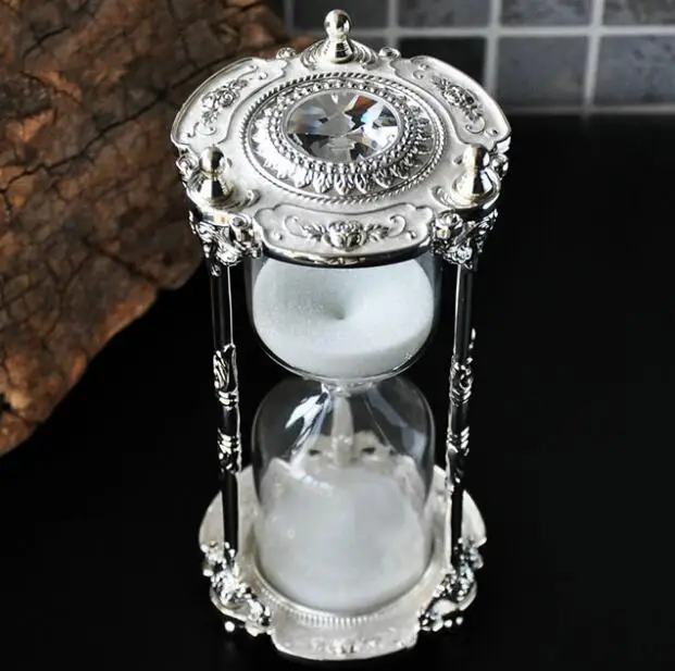 

Creative Hourglass Count Down Timer Desk Clock Ampulheta Home Decor Study Living Room Decorations Hourglass Sand Timer