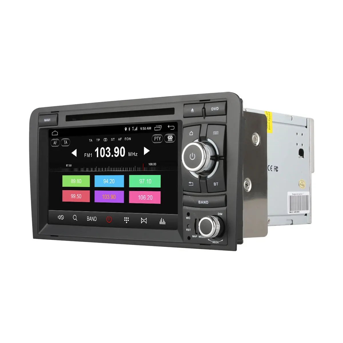 Автомобильный DVD плеер Ownice C500 Android 6 0 Восьмиядерный 2 Din для Audi A3 S3 2004 2011 с GPS сб