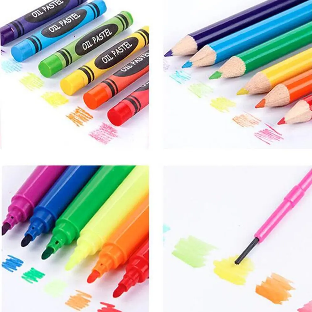 

42/86pcs Children'S Watercolor Pen Painting Set Painting Watercolor Brush Crayon Oil Pastel Children'S Day Gift Christmas Gift