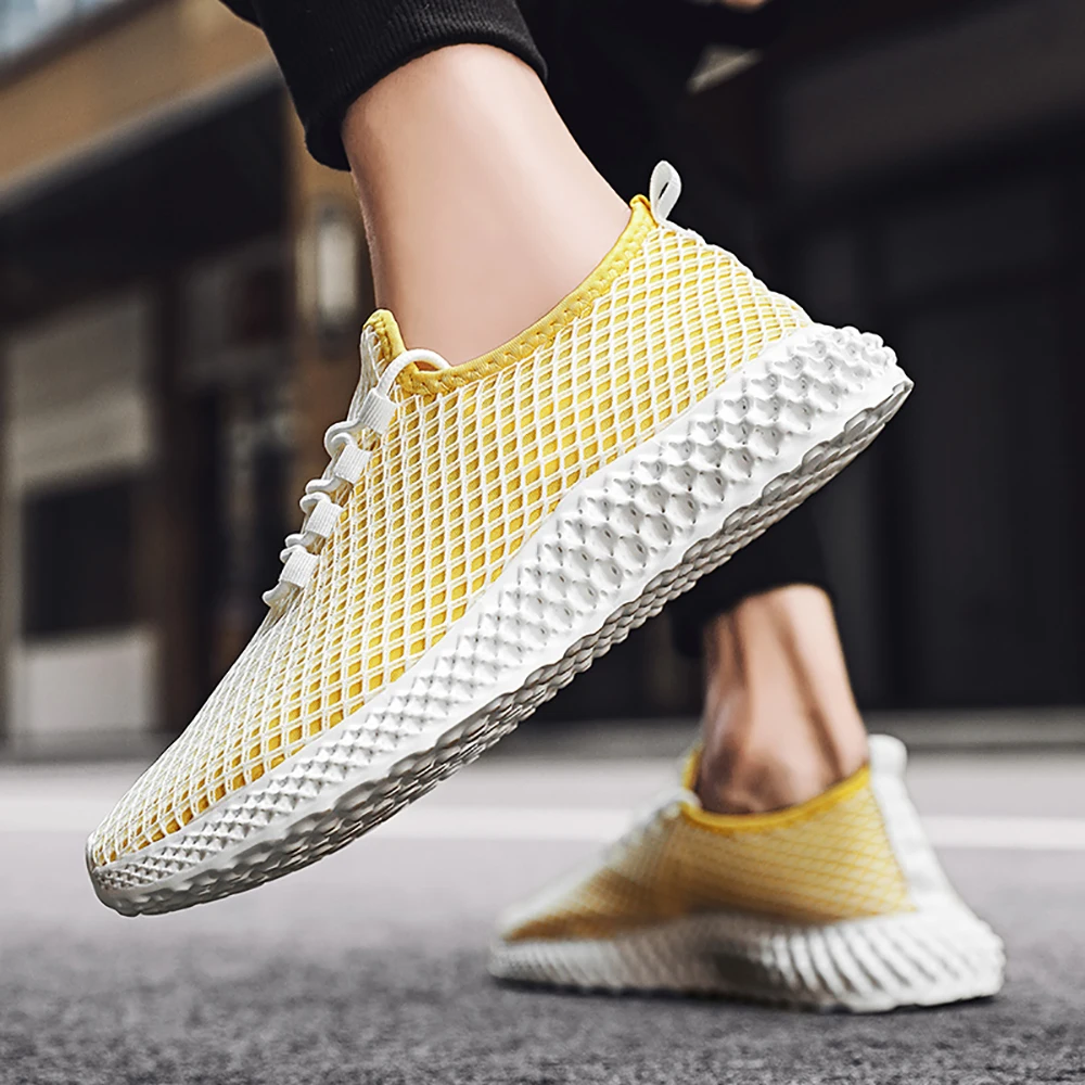 

Mesh Men Casual Shoes Summer Outdoor Water Sneakers Men Trainers Non-Slip Climbing Hiking Shoes Breathable Men's Treking Shoe