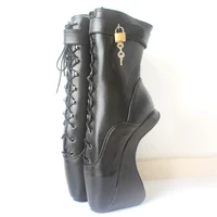 7 09in high height womens sexy party boots hoof heels ankle boots us size 6 14 no mt1806