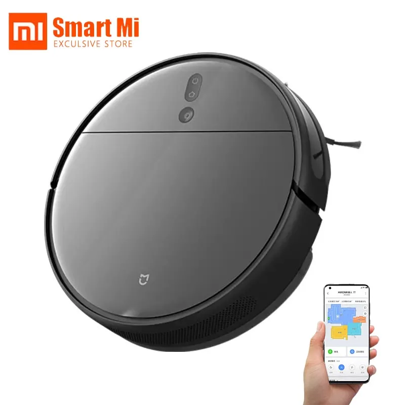 

Xiaomi для уборки Mijia перетаскивания робот, размеры для возраста от 1 3000Pa Сильный всасывания Смарт полностью автоматический пылесос для дома 3D ...
