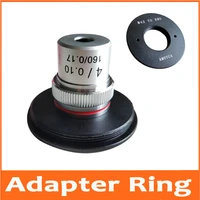 m42 to rms aluminum adapter ring mount on digital camera with 4x 100x achromatic objective lens 20 2mm for biological microscope
