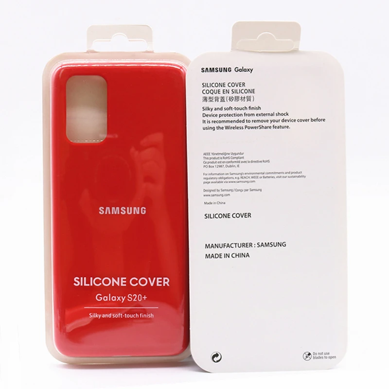 Оригинальный жидкий силиконовый чехол для Samsung Galaxy S20/S20Plus/S20 UItra шелковистая