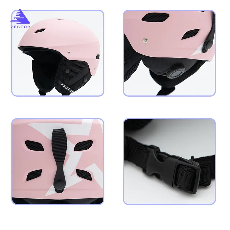 Регулируемый защитный шлем для мужчин и женщин лыжный катания на снегу