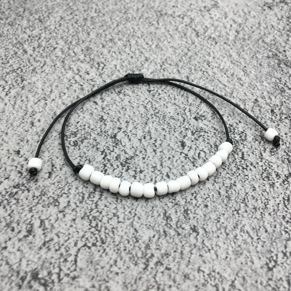 Богемные тканые Многослойные красочное плетение круглый бисером браслет ретро