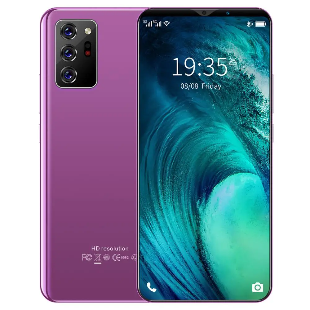 

2020 Galxy Smart Phone Global Version Note30Plus Cellphone 6.1" 4800mah 6 128GB Android10 1080*2320 Dual SIM Card mobile phone