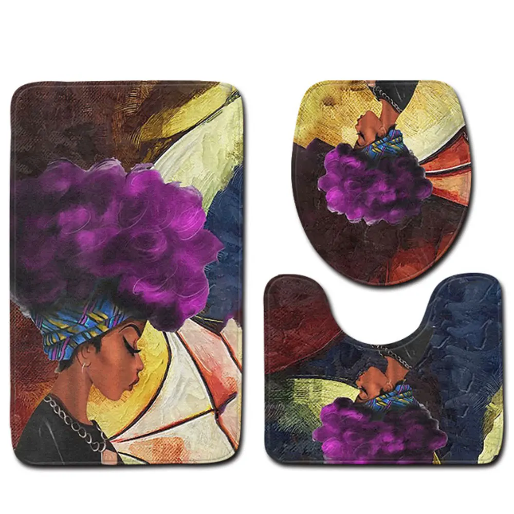 Сиденье для унитаза крышка нетканый материал в африканском стиле Туалетная