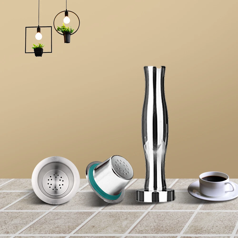 Многоразовый набор для кофемашины Nespresso из нержавеющей стали многоразовая